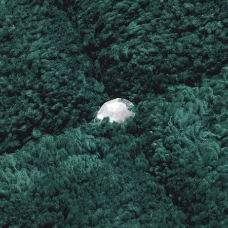 DYWANIK ŁAZIENKOWY CHIC (2) 50 X 70 CM CIEMNOZIELONY