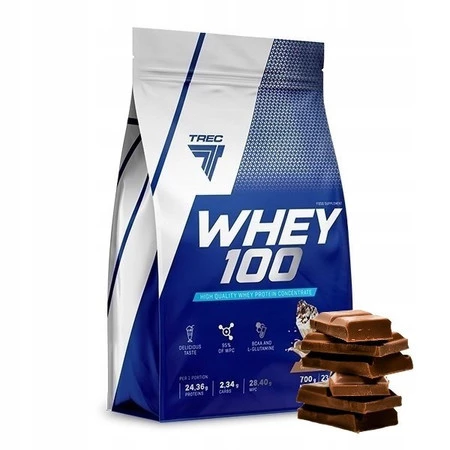 Trec WHEY 100 Protein Concentrate WPC 700g smak czekolada