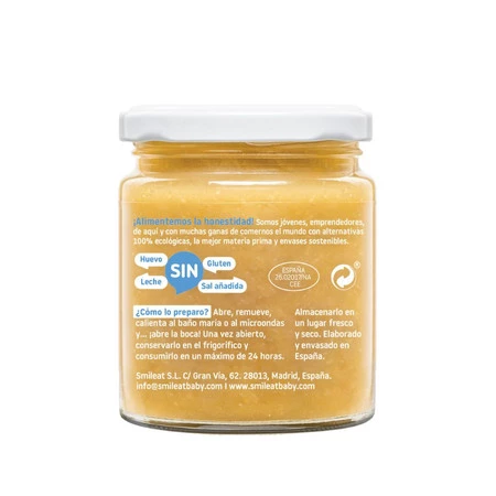 Smileat, BIO Słoiczek z ekologicznymi warzywami, basem i morszczukiem, 230g