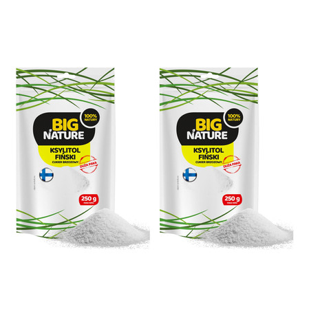 Zestaw: 2x Big Nature Ksylitol Fiński 250 g