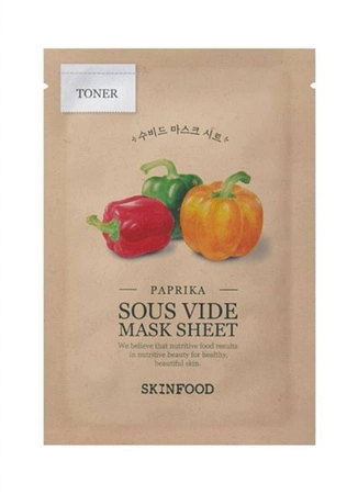 Paprika Sous Vide Mask Sheet intensywnie nawilżająca maseczka w płachcie 18g