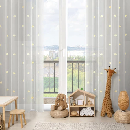 FIRANA GOTOWA ELSA 140 X 250 CM BIAŁY