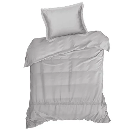 Komplet pościeli Retro 6, 220 x 200 cm, Jasnoszary