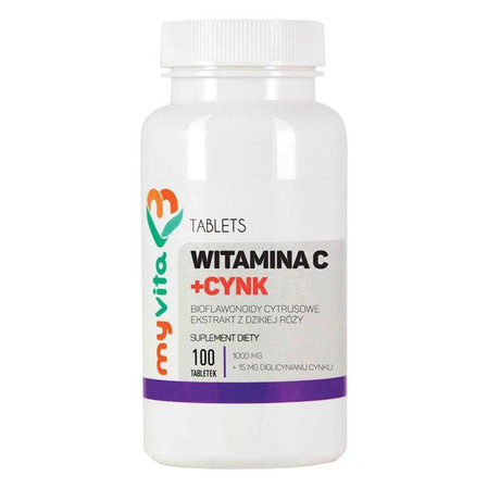 Myvita Witamina C + Cynk chelat 100 Odporność