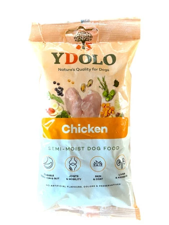 YDOLO Chicken - kurczak i ryby - półwilgotna karma dla psa (100g)