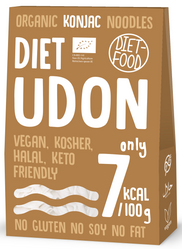 DIET-FOOD Makaron Konjac Udon bezglutenowy BIO 385g (300g)