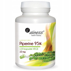 Aliness Piperine 95%, 10 mg x 120 kaps.