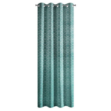 ZASŁONA GOTOWA MANDI 135 X 250 CM TURKUSOWY