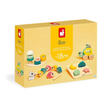 Janod Zestaw zabawek edukacyjnych Box 18 m-cy
