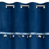 ZASŁONA GOTOWA CAR 1 140 X 250 CM GRANATOWY