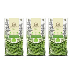 Zestaw: 3x MAKARON (Z GROSZKU ZIELONEGO) ŚWIDERKI BIO 250 g - BARTOLINI