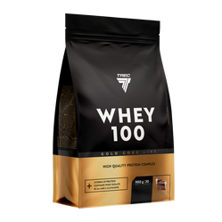 Trec GOLD CORE WHEY 100 białko serwatka 900g smak czekolada