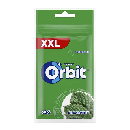 Guma do żucia Orbit Spearmint torebka XXL 36 drażetek