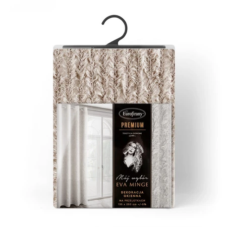ZASŁONA GOTOWA SELMA 135 X 250 CM BEŻOWY