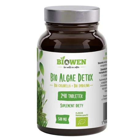 Biowen Bio Algae Detox - Chlorella + Spirulina  240 tabl.