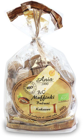 BIO ANIA MUFFINKI BABUNI KAKAOWE BIO 200 g KRÓTKA DATA 2026-08-31