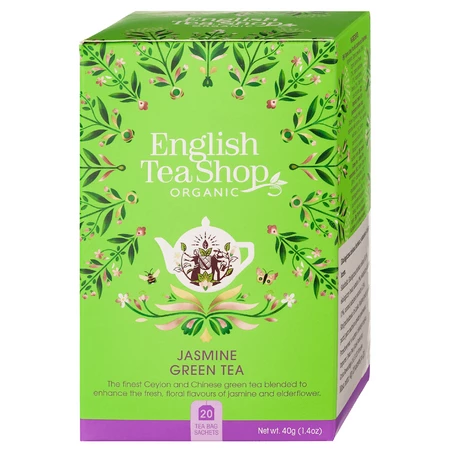 English Tea Shop Herbata Jasmine Green Tea, 20 saszetek