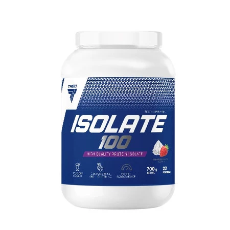 Trec ISOLATE 100 Izolat WPI białkowy 700g smak kremowa truskawka
