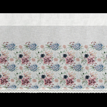 FIRANA GOTOWA DORA 150 X 60 CM BIAŁY