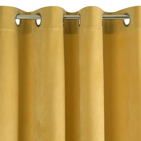ZASŁONA GOTOWA PIERRE 140 X 250 CM MUSZTARDOWY