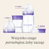 Lansinoh, Zestaw startowy - Butelki do karmienia ze smoczkami NaturalWave, 160 ml + 240 ml