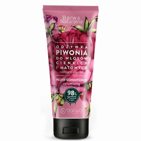 Naturalna odżywka do włosów cienkich i matowych Piwonia 200ml