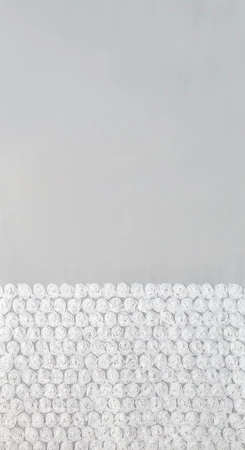 ZASŁONA GOTOWA ROSES 2 140 X 250 CM BIAŁY