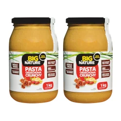 Zestaw 2x Big Nature Pasta orzechowa 100% crunchy 1kg