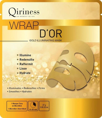 Wrap d'Or Gold Illuminating Mask maska w płachcie 