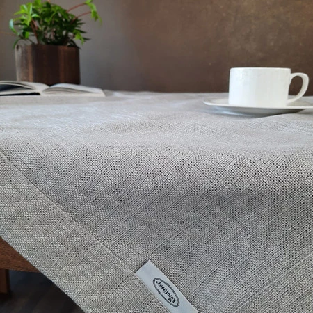 OBRUS STELLA 2 140 X 220 CM SREBRNY