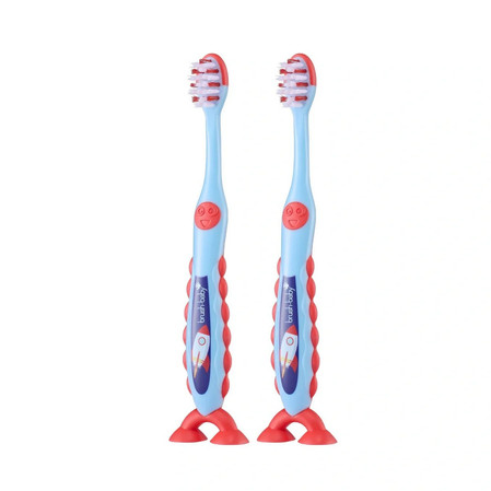FlossBrush miękka szczoteczka do zębów dla dzieci 3-6 lat 2szt
