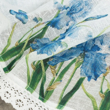 FIRANA GOTOWA ALA NA TAŚMIE 150 X 60 CM BIAŁY