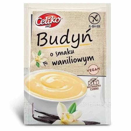 Celiko − Budyń o smaku waniliowym bez glutenu − 40 g