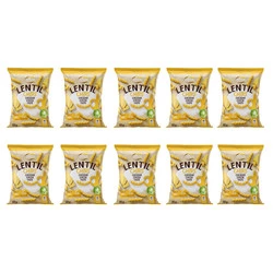 Zestaw 10x Chipsy z czerwonej soczewicy o smaku sera Cheddar 100 g