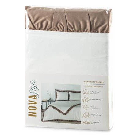 Komplet pościeli Eliza, 220 x 200 cm, Biały