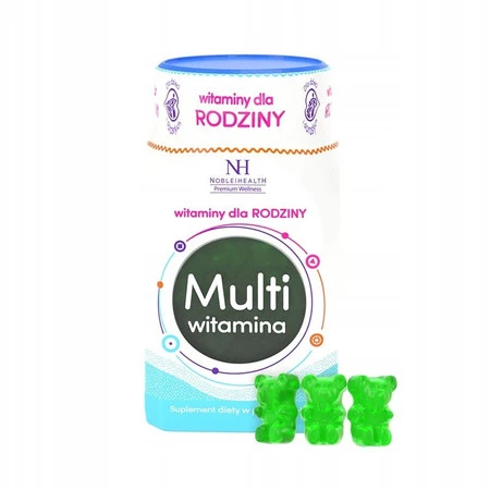 Noble Health MultiWitaminy dla rodziny w postaci żelek 300 g