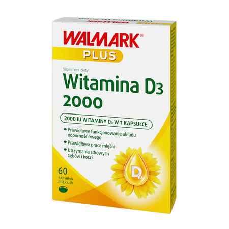 Witamina D 2000 60 kapsułek miękkich