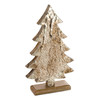 FIGURKA ŚWIATECZNA D7 16 X 5 X 28 CM BRĄZOWY