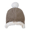 Lodger Dwuwarstwowa zimowa czapeczka z polaru brązowa Fleece Buffalo 0-3 m