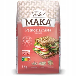 Zestaw 3x ToTa! Mąka pszenna pełnoziarnista 1 kg