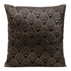 POSZEWKA D91 AGNES 40 X 40 CM CZARNY