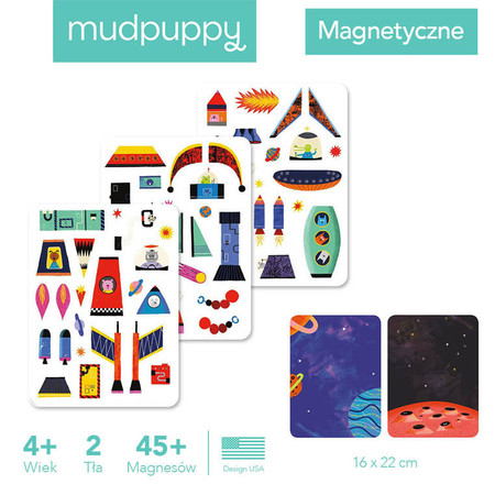 Mudpuppy Magnetyczne konstrukcje Rakiety kosmiczne 4+