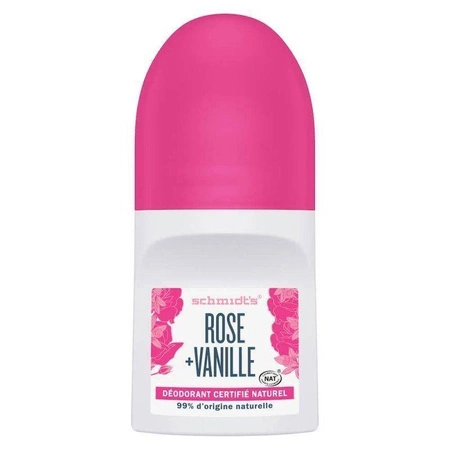 Natural Deodorant Roll-on naturalny dezodorant w kulce Róża & Wanilia  50ml