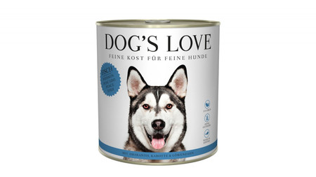 DOG'S LOVE Fisch - ryby z amarantusem, marchewką i mniszkiem lekarskim (800g)
