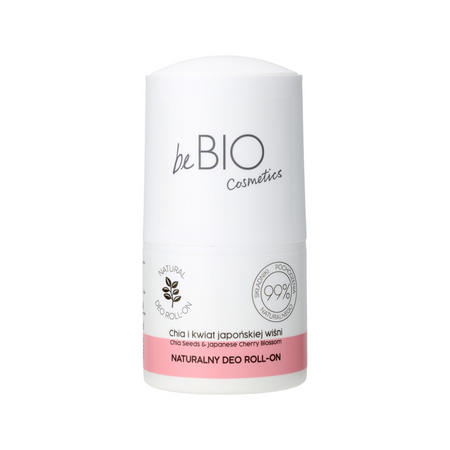 beBIO deo roll-on Chia i kwiat japońskiej wiśni 50ml