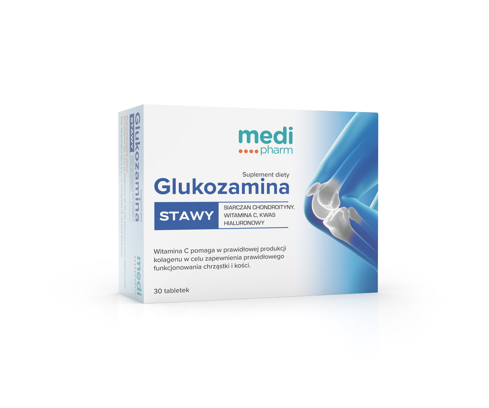 Medi pharm Glukozamina 30 tabl. - Nabea.pl