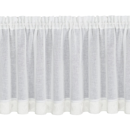 Firana gotowa Gaja na Taśmie 150 x 60 cm, Kremowy