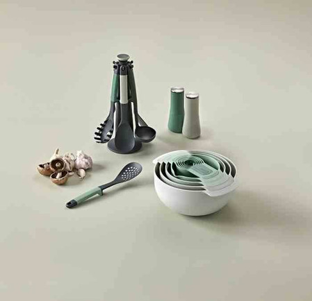JJ - Zestaw misek i miarek Nest™ 9 Plus, sage