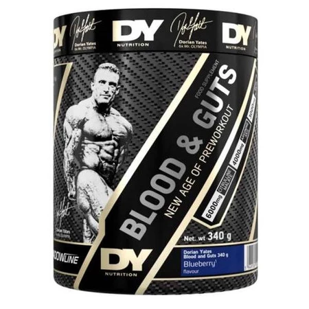 Dorian Yates Blood and Guts Pre-Workout przedtreningówka 380g smak borówka
