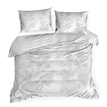 Komplet Pościeli Satynowej Premium27 160 x 200 cm, Biały